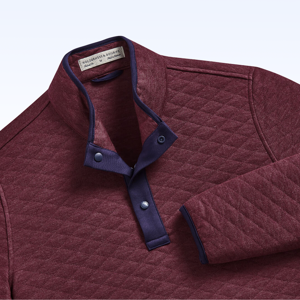 HB2095_HeatheredDarkClaretNavy